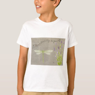 dragonfly grattis på födelsedagen t shirt