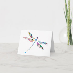 Dragonfly-hälsningskort Kort