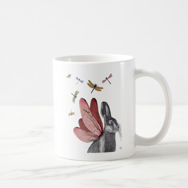 Dragonfly Hare Kaffemugg (Höger)