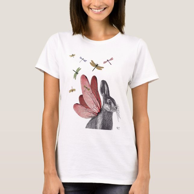 Dragonfly Hare T Shirt (Framsida)