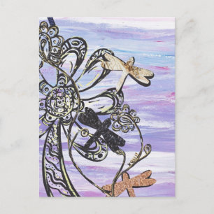 Dragonfly Himmel vykort
