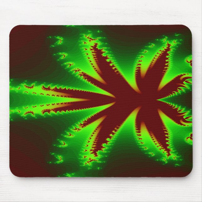 Dragonfly i flames Mousepad Musmatta (Framsidan)