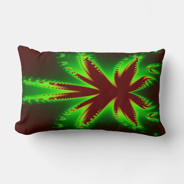 Dragonfly i Flames Pillow Lumbarkudde (Framsida)