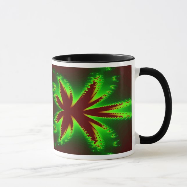 Dragonfly i flamma Kaffe Mugg (Höger)