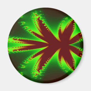 Dragonfly i lågor Magnet