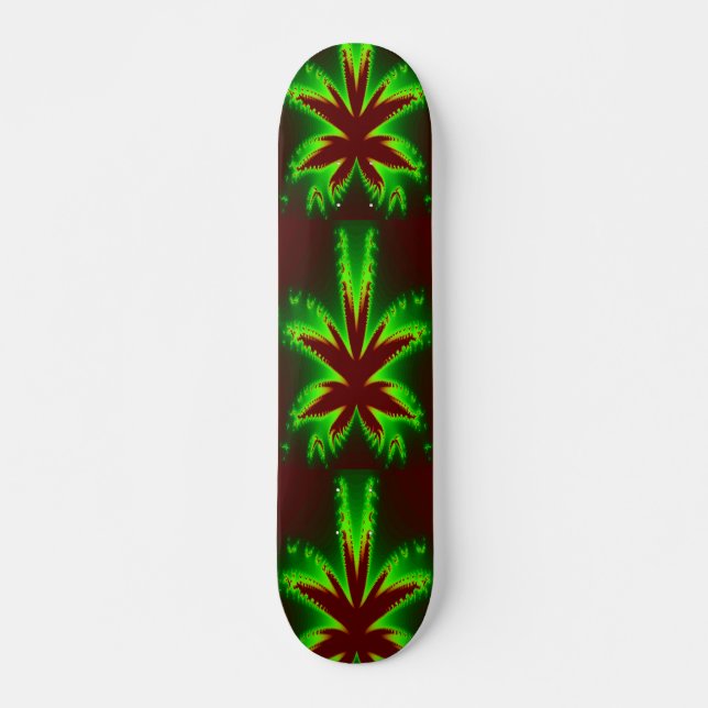 Dragonfly i lågor Skateboard (Framsida)