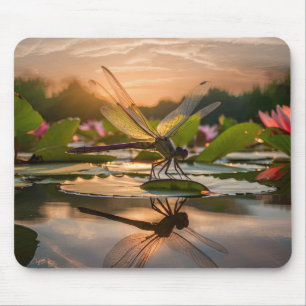 Dragonfly i naturen musmatta