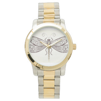 Dragonfly Illustration Armbandsur