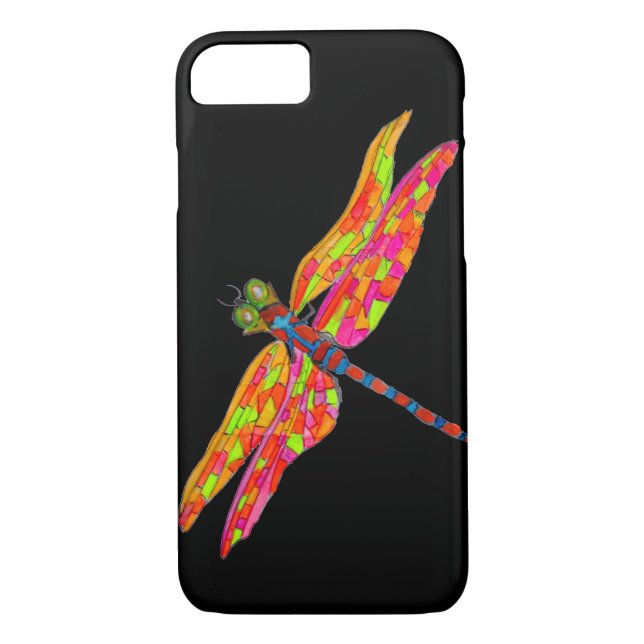 Dragonfly - illustration av insekt Case-Mate iPhone skal (Baksida)