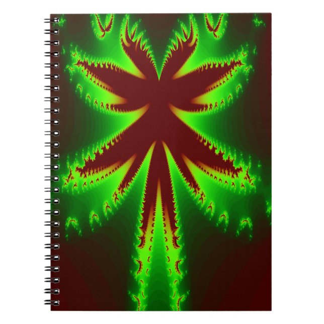 Dragonfly in Flames Notebook Anteckningsbok (Framsidan)