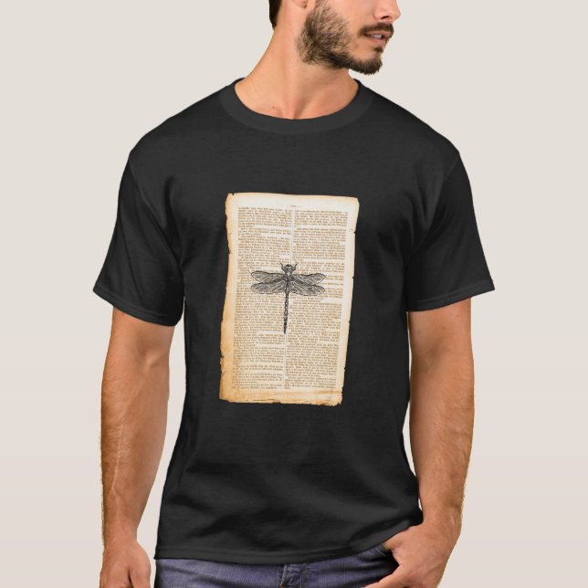 Dragonfly Insects Bug Insect T Shirt (Framsida)