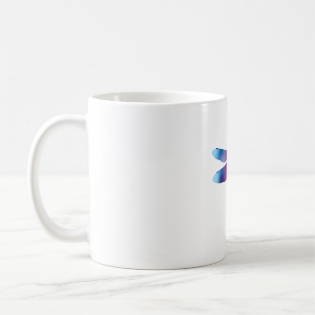 Dragonfly Insekt Kaffemugg (Vänster)