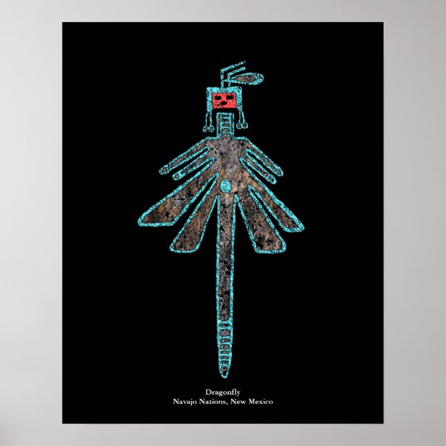 Dragonfly, Insekt Mythology Poster (Framsidan)