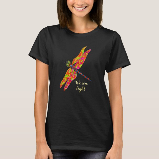 Dragonfly insekten vi är ljusa t shirt (Framsida)