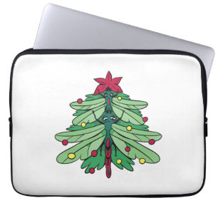 Dragonfly-julen Laptop Fodral