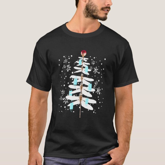 Dragonfly Julgran Ansikte Mask Ornamnaments Insec T Shirt (Framsida)