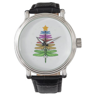 Dragonfly Julgran Shirt Insekt Älskare Julafton C Armbandsur
