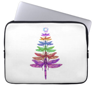 Dragonfly Julgran Shirt Insekt Älskare Julafton C Laptop Fodral