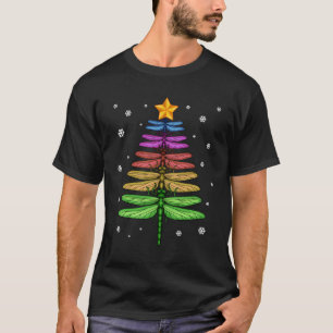 Dragonfly Julgran Shirt Insekt Älskare Julafton C T
