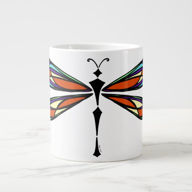 Dragonfly Jumbo Mugg (Framsidan)