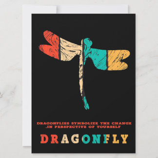 dragonfly kanvastryck | Unik presentidé