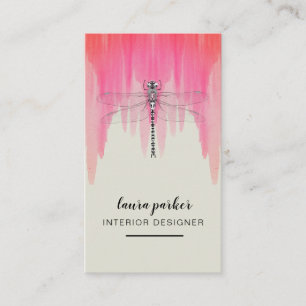 Dragonfly Kreativ Designer Nature Consulting Visitkort