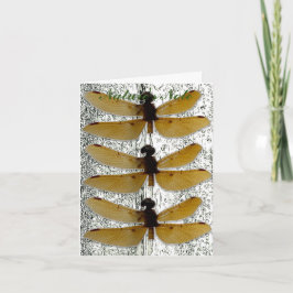 DRAGONFLY LÖV PHOTO NOTE-KORT ANTECKNINGSKORT