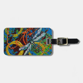 Dragonfly Luggage Tag Bagagebricka