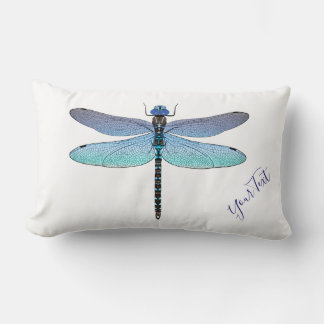 Dragonfly Lumbar Pillow för bakgrunden i Färg Lumbarkudde
