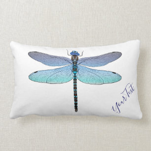 Dragonfly Lumbar Pillow för bakgrunden i Färg Lumbarkudde