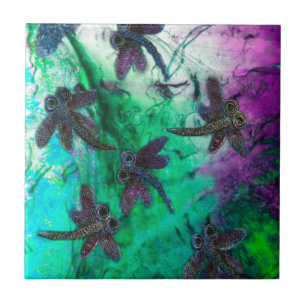 Dragonfly Magic Kakelplatta
