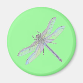 DRAGONFLY-magnet (grönt) Magnet