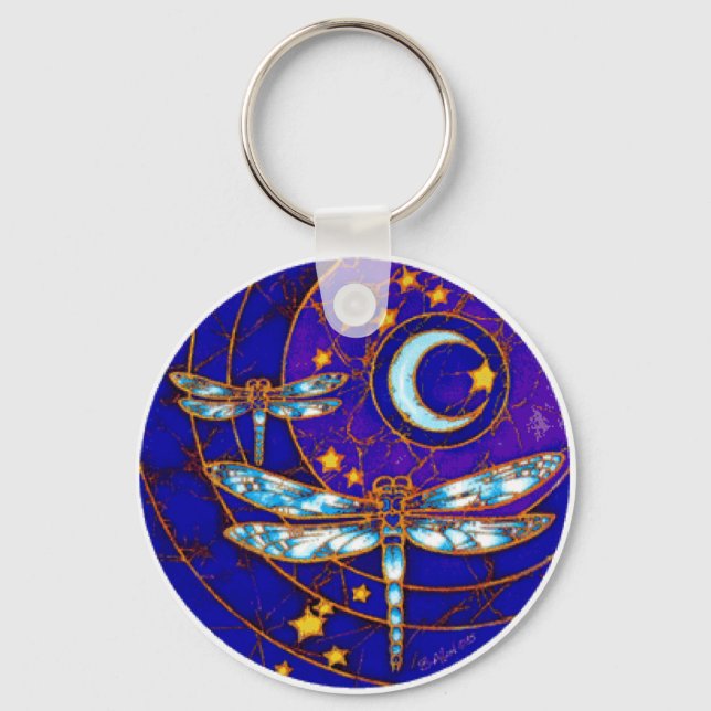 dragonfly måne nyckelring (Framsida)