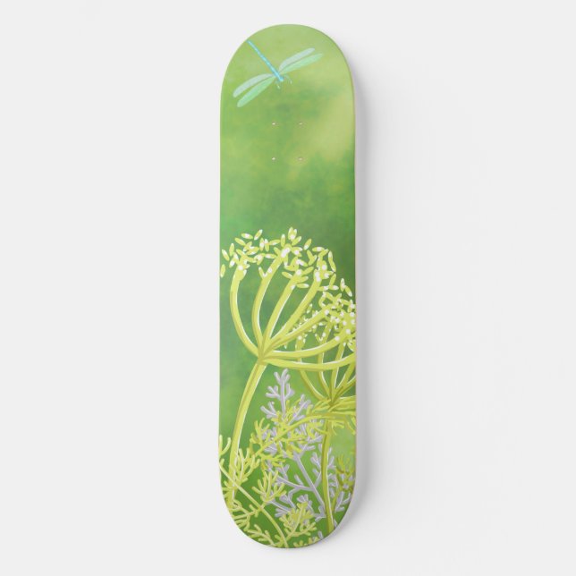 Dragonfly Meadow Mini Skateboard Bräda 18,5 Cm (Framsida)