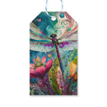 Dragonfly med bläck och Pen Watercolor