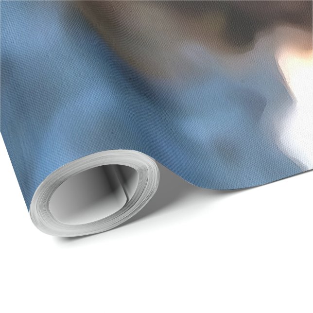 Dragonfly med Sollight Gilded Vingar Presentpapper (Rulle Hörn)