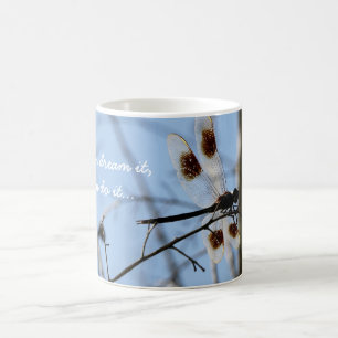 Dragonfly Mugg. Om du kan drömma om det kan du gör Kaffemugg