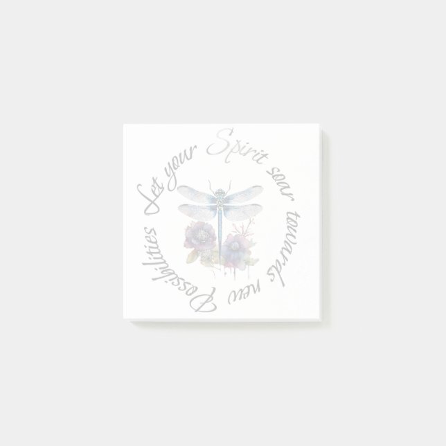 Dragonfly - nya möjligheter post-it block (Framsida)