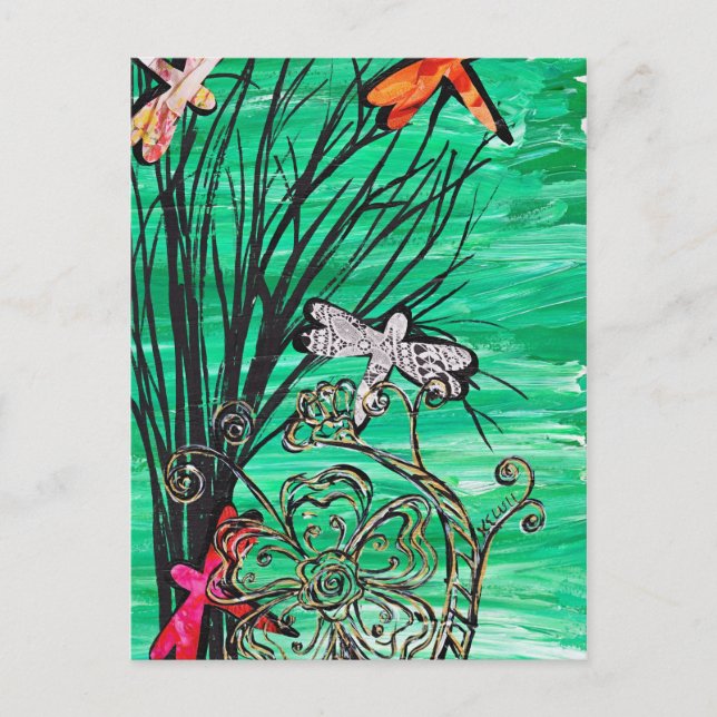 Dragonfly Park-vykort Vykort (Framsida)