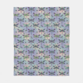 Dragonfly Pattern Fleecefilt
