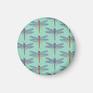 Dragonfly pattern magnet