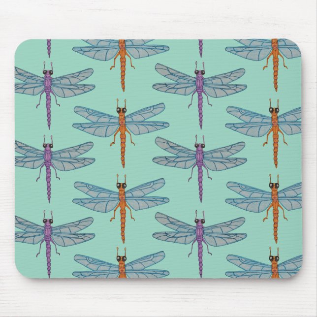 Dragonfly pattern musmatta (Framsidan)