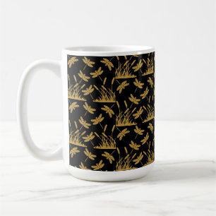 Dragonfly Patterned Decor Kaffemugg