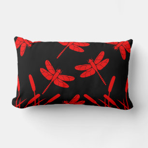 Dragonfly Patterned Decor Lumbarkudde