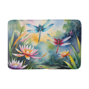 Dragonfly Pond Lili dynors Dragonflies Badrumsmatta