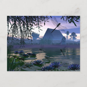 Dragonfly Pond-vykort Vykort