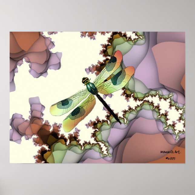 Dragonfly Poster (Earthy) (Framsidan)