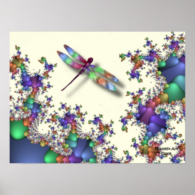 Dragonfly Poster (Mardigras) (Framsidan)