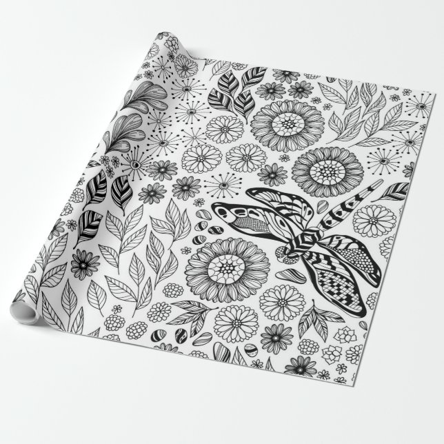 Dragonfly Presentpapper (Utrullad)
