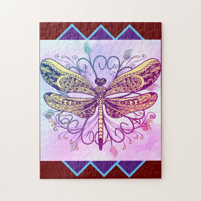 Dragonfly Puzzle Pussel (Vertikal)